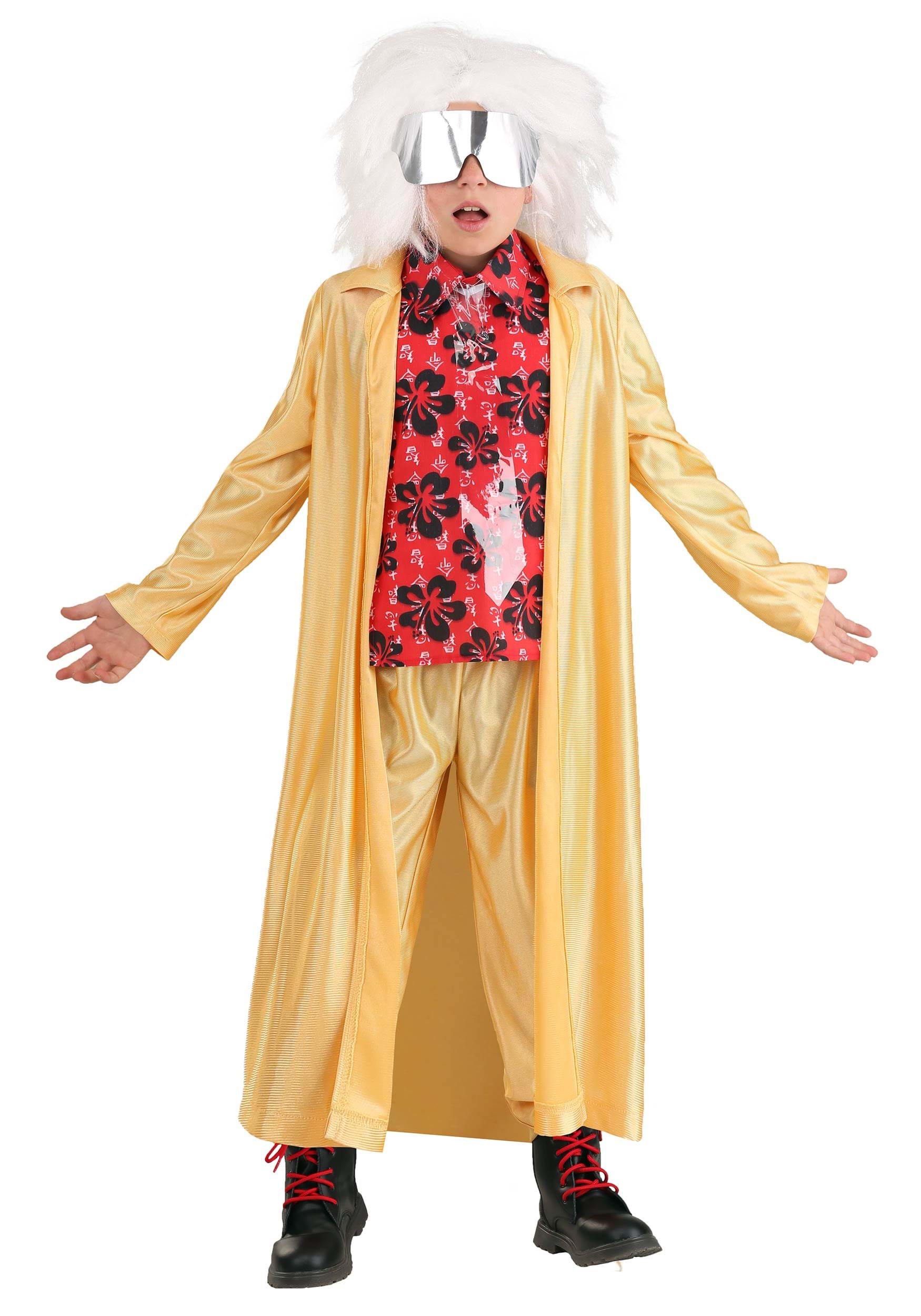 Image of Back to the Future 2015 Doc Brown Kid's Costume ID BTF2245CH-S