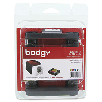 Image of Badgy originální páska do tiskárny karet CBGR0100C barevná Badgy 100 200 SK ID 503084