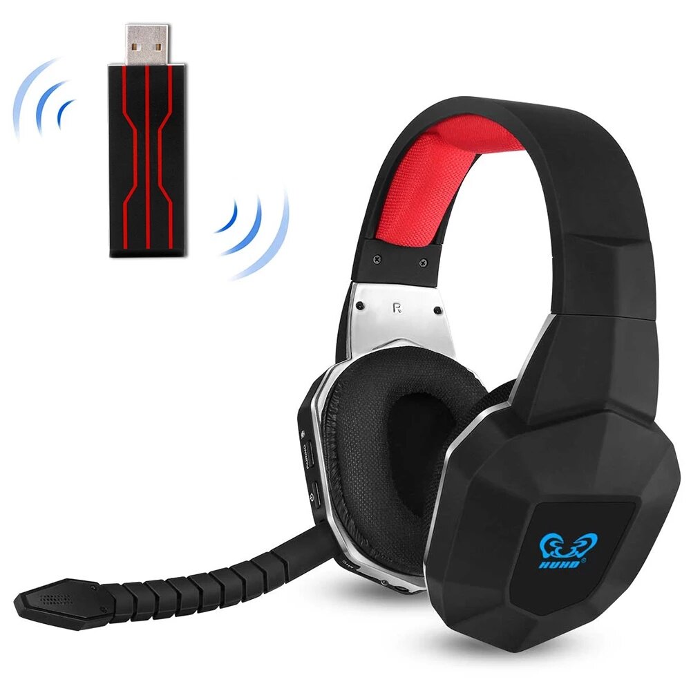 Image of Bakeey HW-N9U 24G Wireless Gaming Headphone Virtual 71 Surround Sound Headset with Removable Microphone for PS4/PC