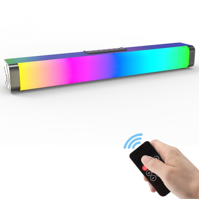 Image of Bakeey LP-18 20W bluetooth Speaker Soundbar Stereo Home Theater Soundbar Rectangle RGB Colorful bluetooth Speaker with R