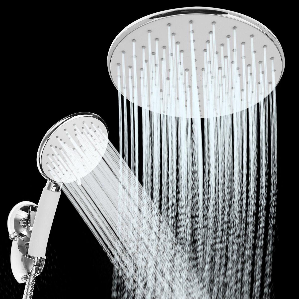 Image of Bakeey Stainless Steel Rain Shower Head Handheld Shower