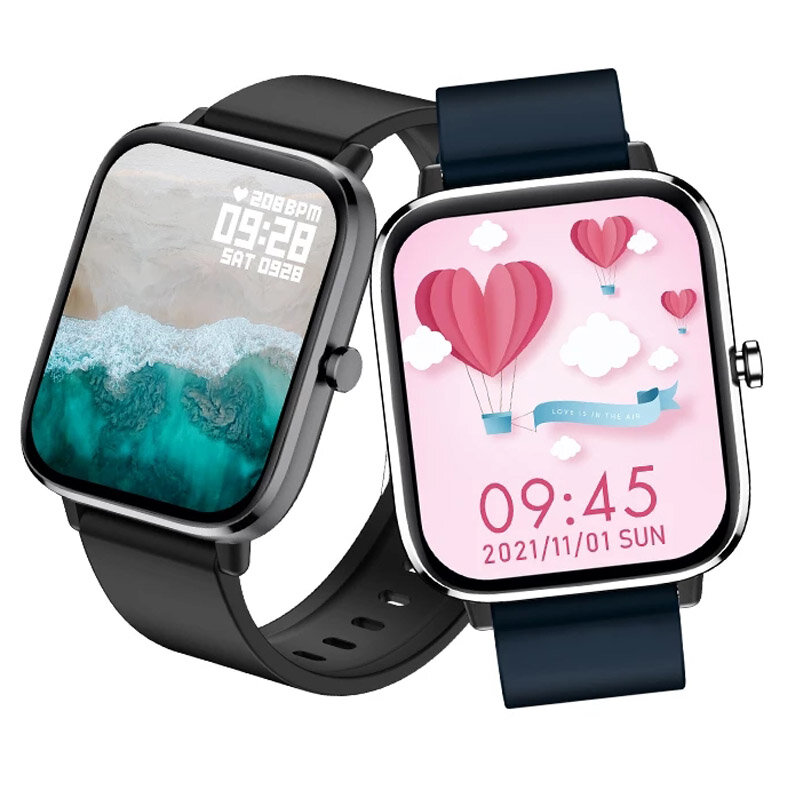 Image of Bakeey T45S 170 inch Full Touch Screen bluetooth Calling Heart Rate Monitor SpO2 Blood Pressure Measurement Body Temper