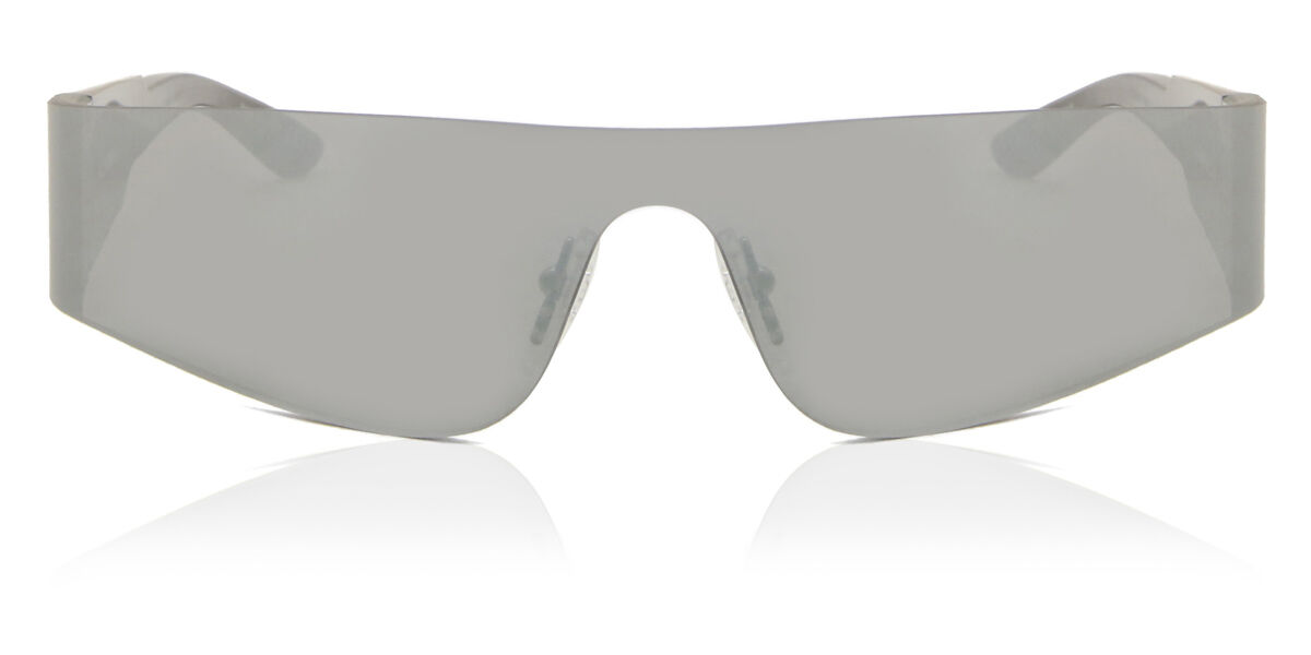 Image of Balenciaga BB0041S 002 141 Lunettes De Soleil Homme Argentées FR