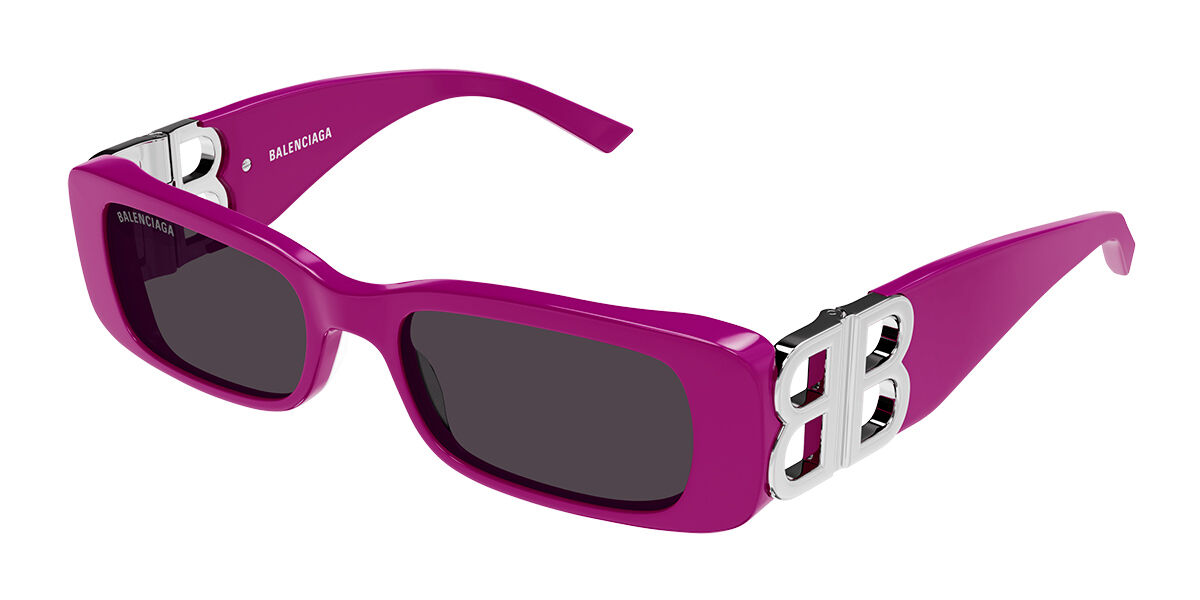 Image of Balenciaga BB0096S 016 Óculos de Sol Purple Feminino BRLPT
