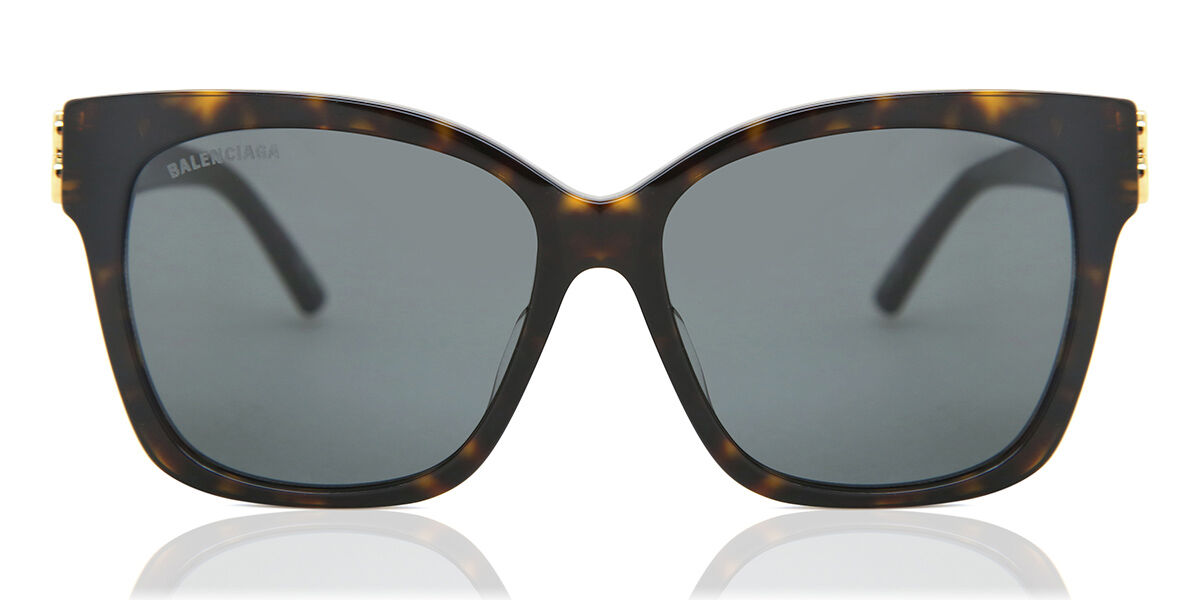 Image of Balenciaga BB0102SA Asian Fit 002 Óculos de Sol Tortoiseshell Feminino PRT