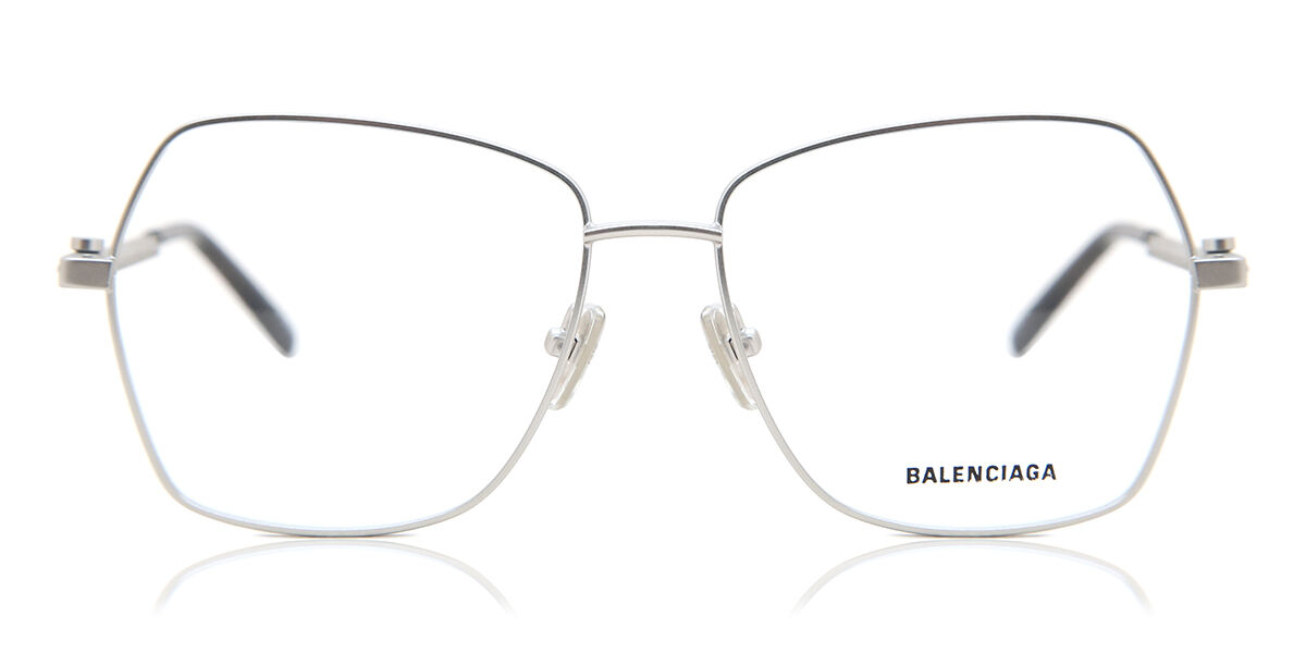 Image of Balenciaga BB0169O 001 Óculos de Grau Prata Feminino BRLPT