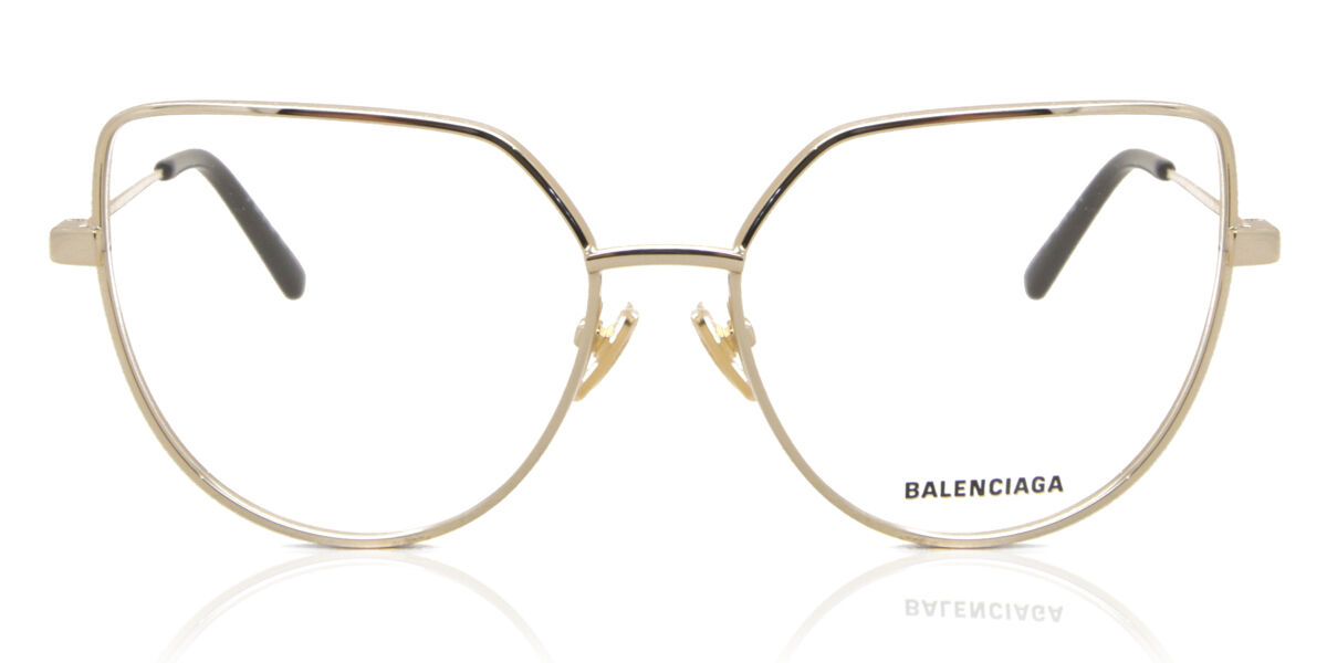 Image of Balenciaga BB0197O 002 Óculos de Grau Dourados Feminino BRLPT