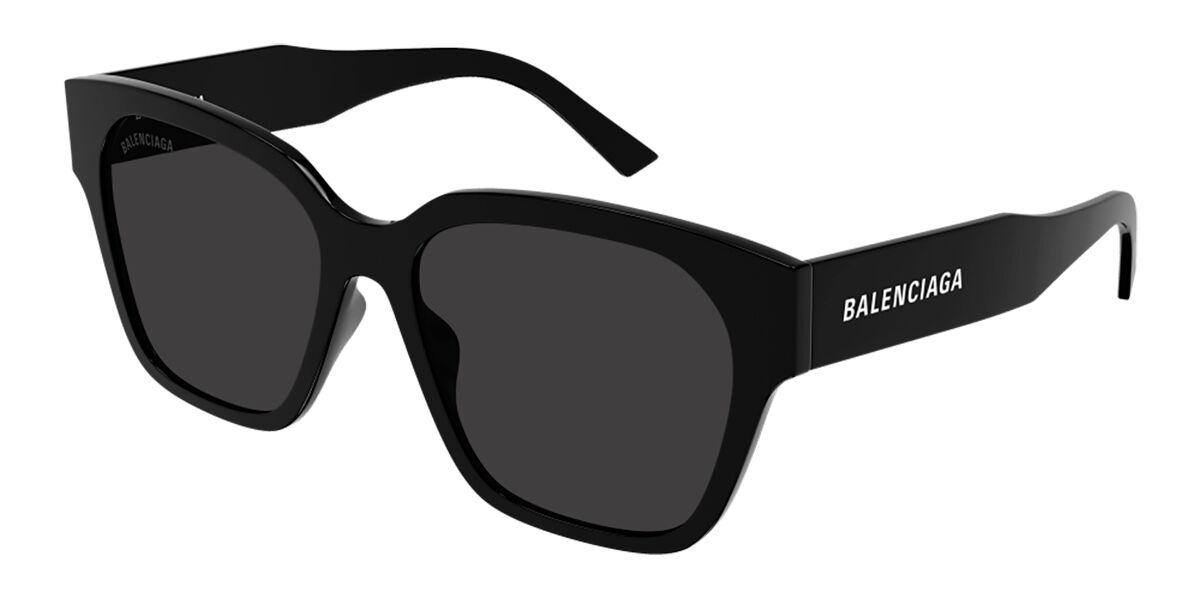 Image of Balenciaga BB0215SA Asian Fit 001 Óculos de Sol Pretos Masculino PRT