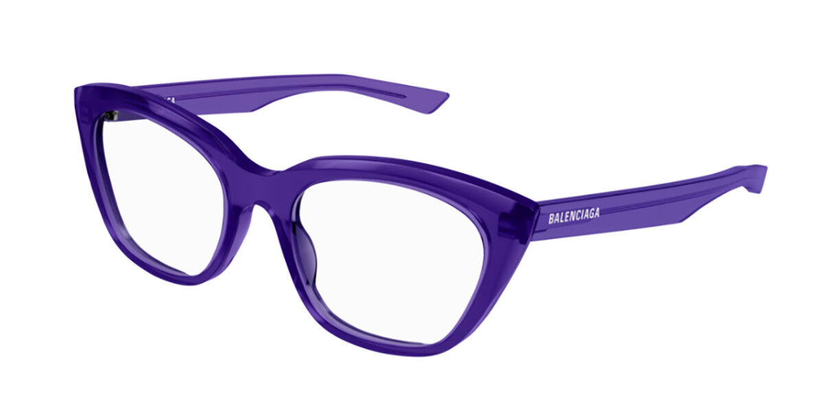 Image of Balenciaga BB0219O 004 Óculos de Grau Purple Feminino BRLPT