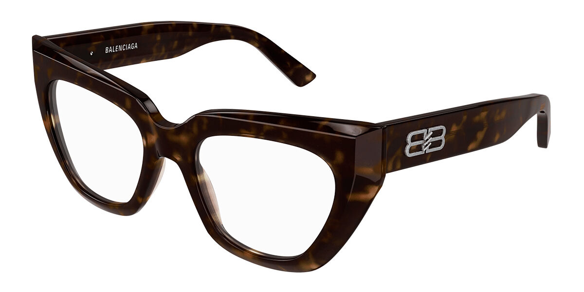 Image of Balenciaga BB0238O 002 Óculos de Grau Tortoiseshell Feminino BRLPT