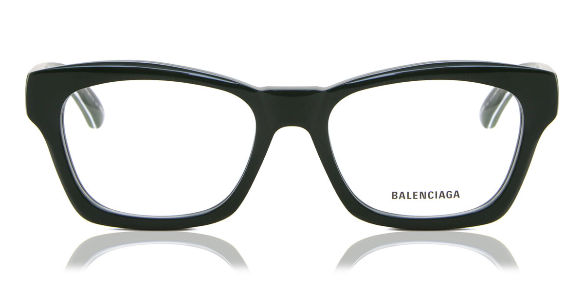 Image of Balenciaga BB0242O 003 Óculos de Grau Verdes Masculino BRLPT
