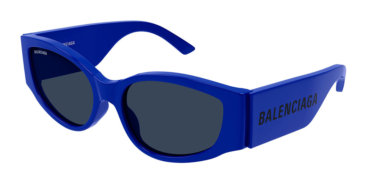 Image of Balenciaga BB0258S Formato Asiático 005 Óculos de Sol Azuis Feminino BRLPT