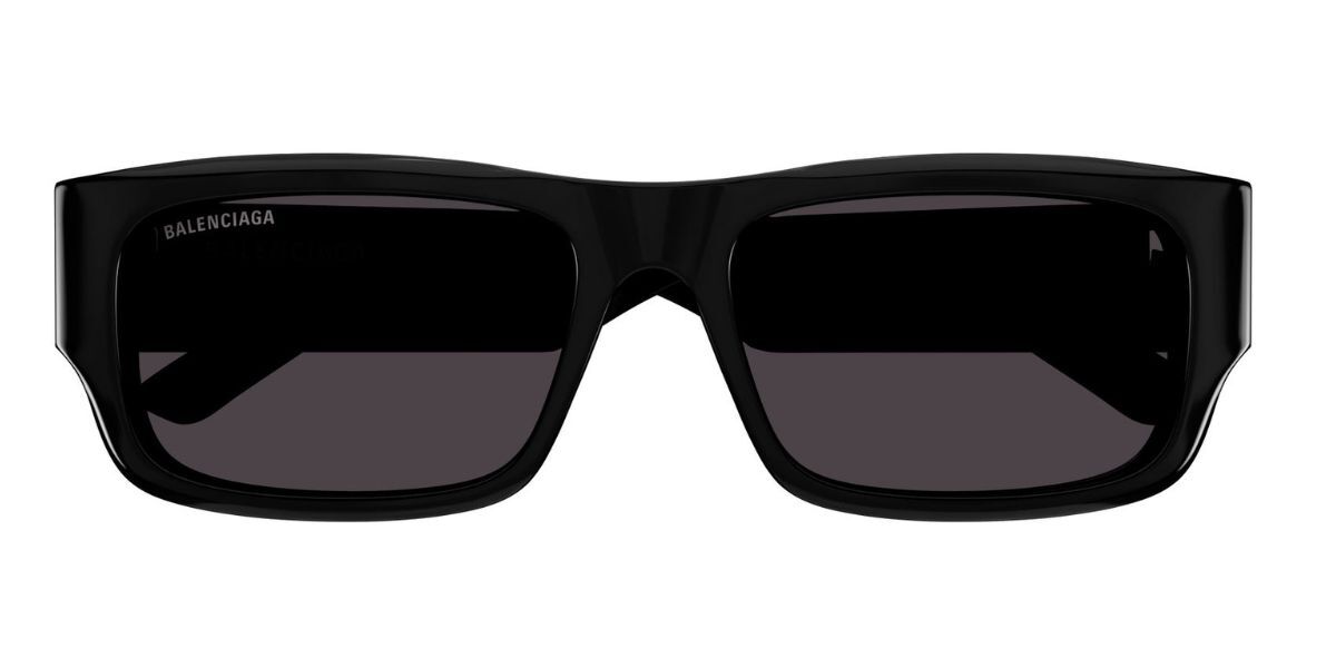 Image of Balenciaga BB0261SA Asian Fit 001 Óculos de Sol Pretos Masculino PRT