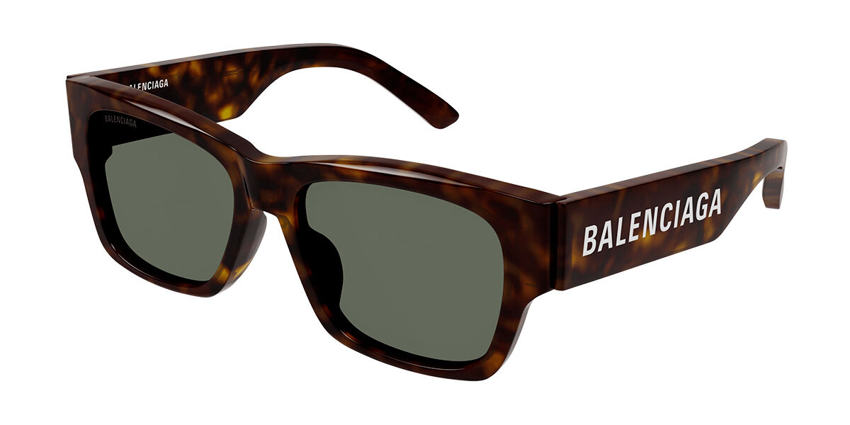 Image of Balenciaga BB0262SA Asian Fit 002 Óculos de Sol Tortoiseshell Masculino PRT