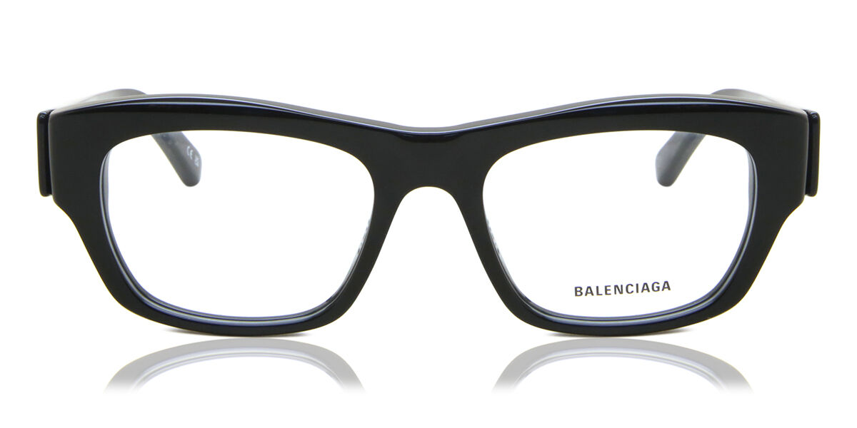 Image of Balenciaga BB0264O Formato Asiático 001 Óculos de Grau Pretos Masculino BRLPT