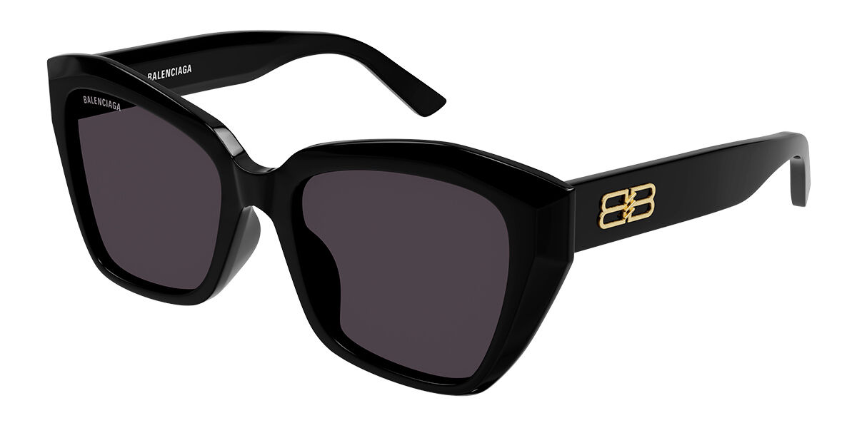 Image of Balenciaga BB0273SA Asian Fit 001 Óculos de Sol Pretos Feminino PRT