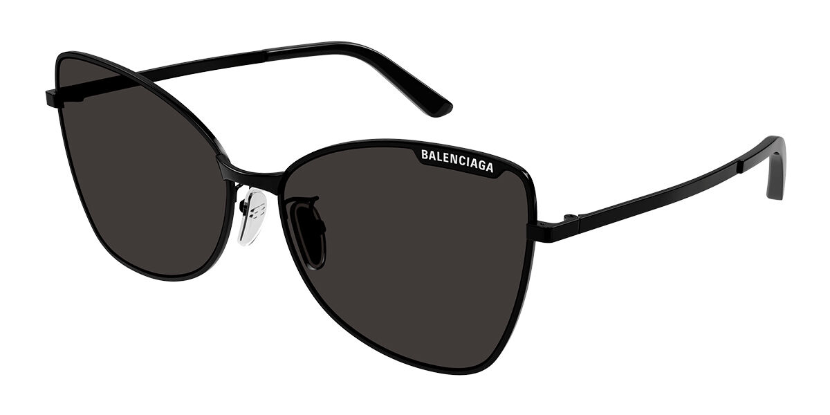 Image of Balenciaga BB0278S Asian Fit 001 Óculos de Sol Pretos Feminino PRT