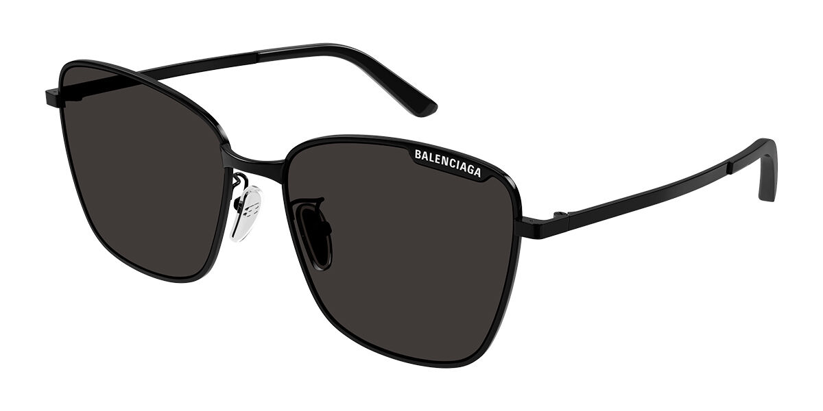 Image of Balenciaga BB0279SA Asian Fit 001 Óculos de Sol Pretos Feminino PRT