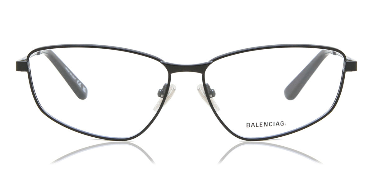 Image of Balenciaga BB0281O Asian Fit 001 60 Czarne Męskie Okulary Korekcyjne PL