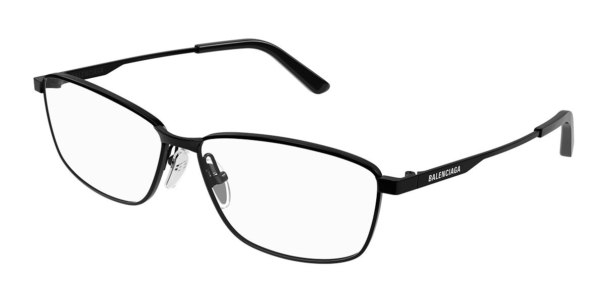Image of Balenciaga BB0283O Asian Fit 001 Óculos de Grau Pretos Masculino PRT