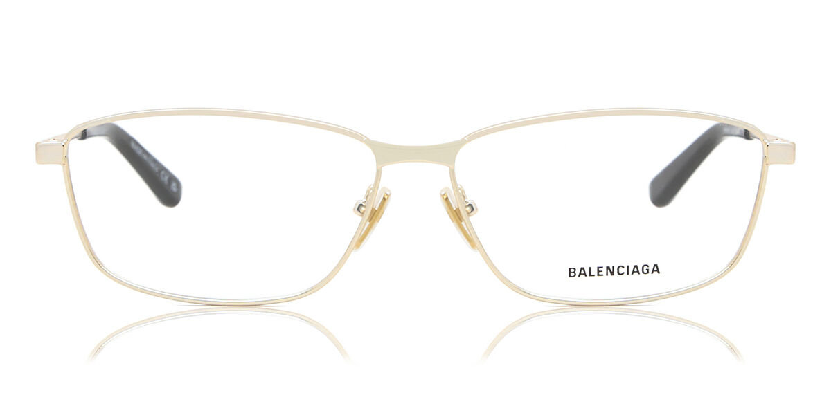 Image of Balenciaga BB0283O Asian Fit 002 Óculos de Grau Dourados Masculino PRT