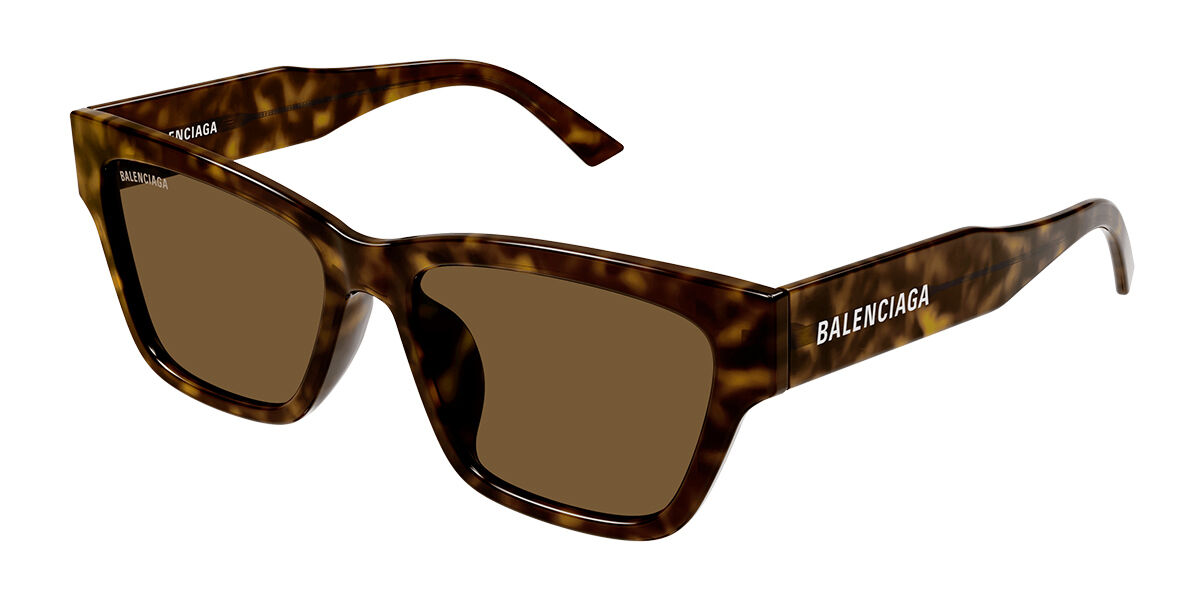 Image of Balenciaga BB0307SA Asian Fit 002 Óculos de Sol Tortoiseshell Feminino PRT