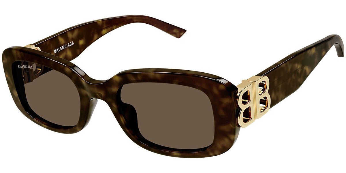 Image of Balenciaga BB0310SK Asian Fit 002 Óculos de Sol Tortoiseshell Feminino PRT