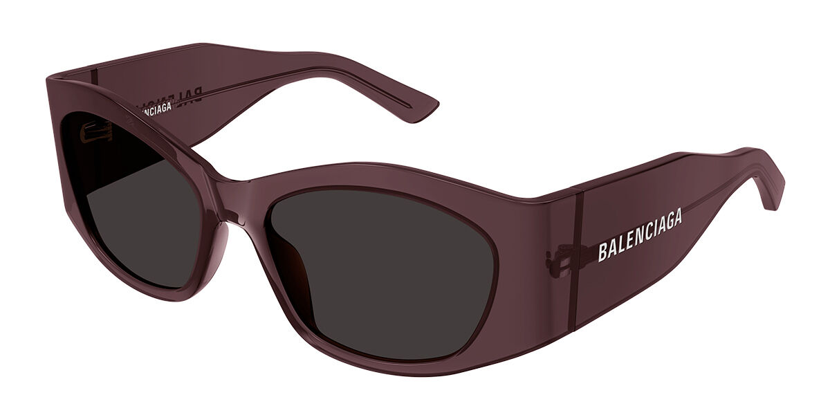 Image of Balenciaga BB0329S 004 56 Lunettes De Soleil Femme Marrons FR