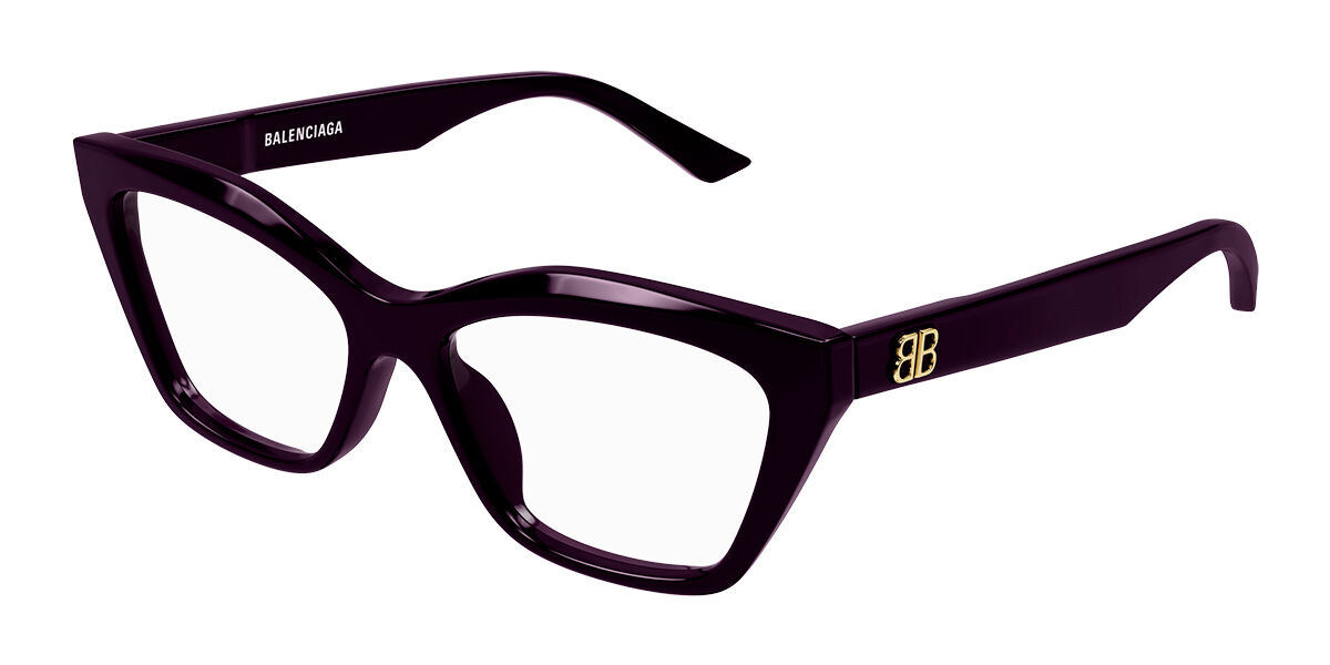 Image of Balenciaga BB0342O 003 Óculos de Grau Purple Feminino BRLPT