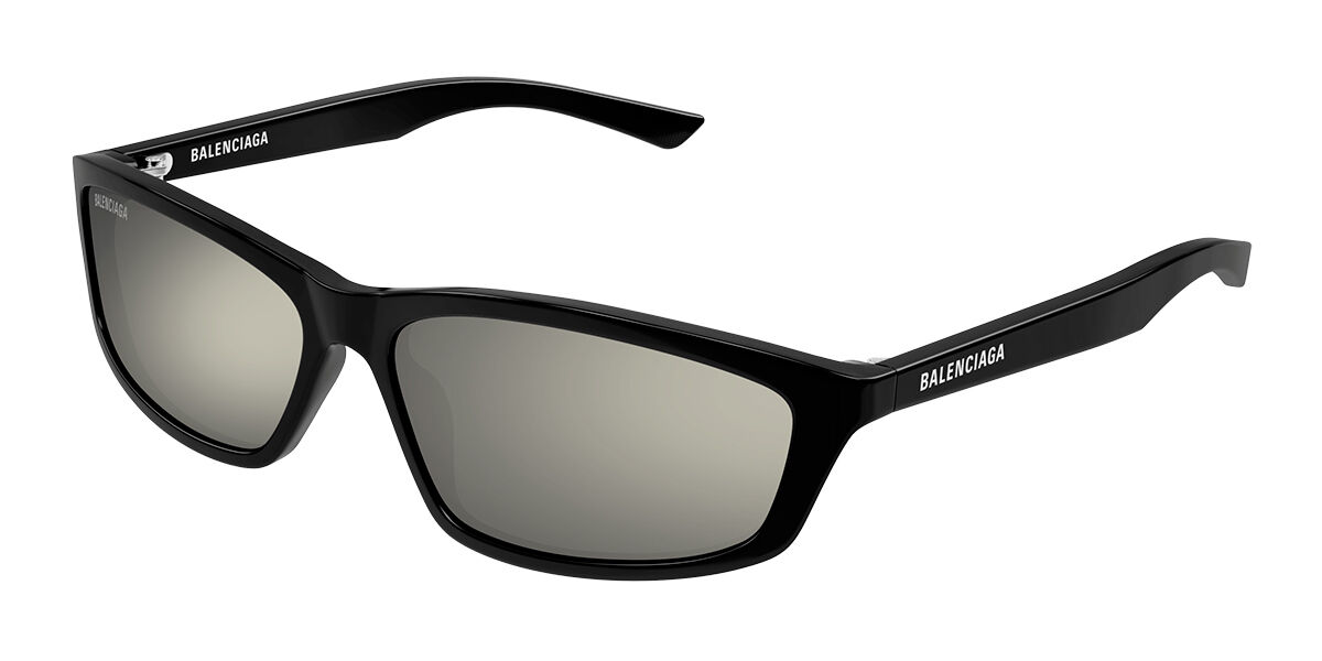 Image of Balenciaga BB0401S 002 60 Lunettes De Soleil Homme Noires FR