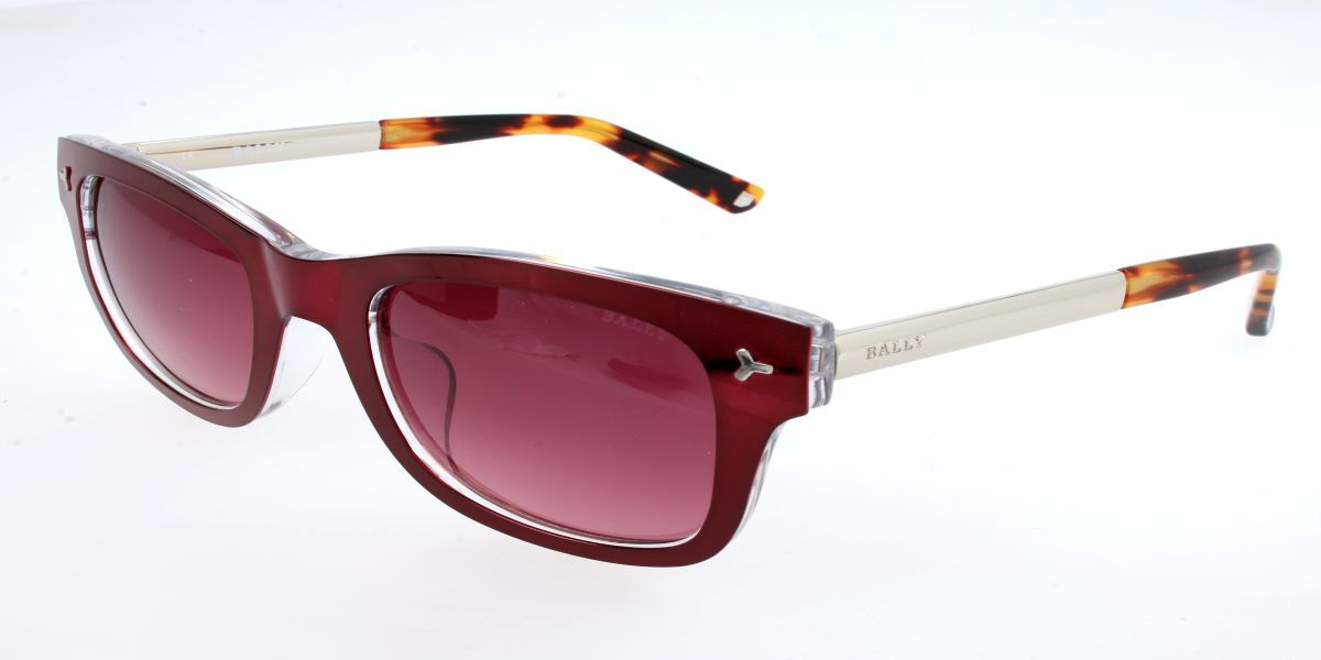 Image of Bally BY2074 02 51 Lunettes De Soleil Femme Rouges FR