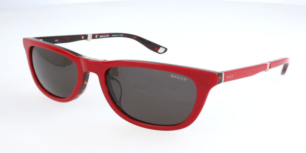 Image of Bally BY4051 03 55 Lunettes De Soleil Homme Rouges FR