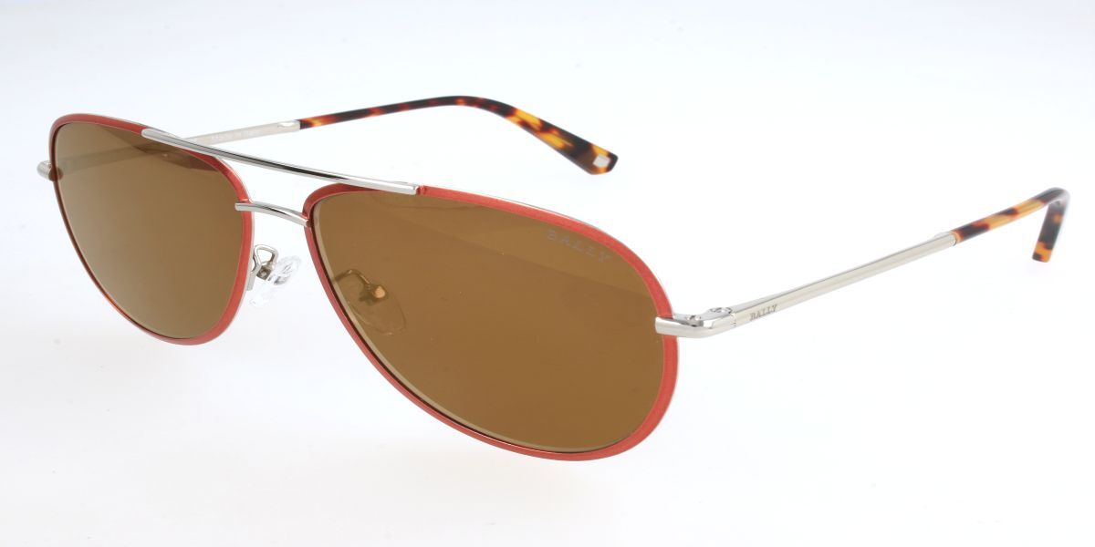 Image of Bally BY4065 02 59 Lunettes De Soleil Homme Oranges FR