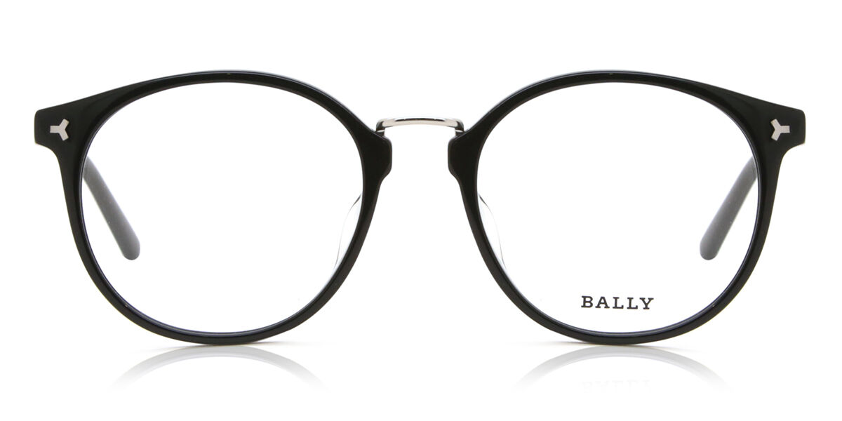 Image of Bally BY5025D Formato Asiático 001 Óculos de Grau Pretos Masculino BRLPT