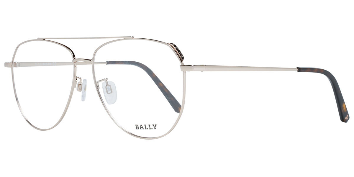 Image of Bally BY5035H 028 Óculos de Grau Prata Masculino BRLPT