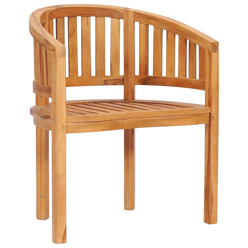 Image of Banana Chair Solid Teak Wood
