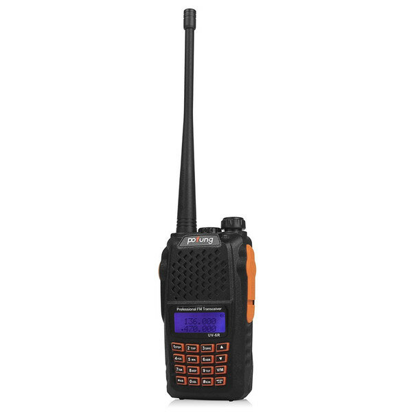 Image of BaoFeng UV-6R Portable Walkie Talkie Two Way Radio 128CH UHF VHF Dual Band Handled Transceiver