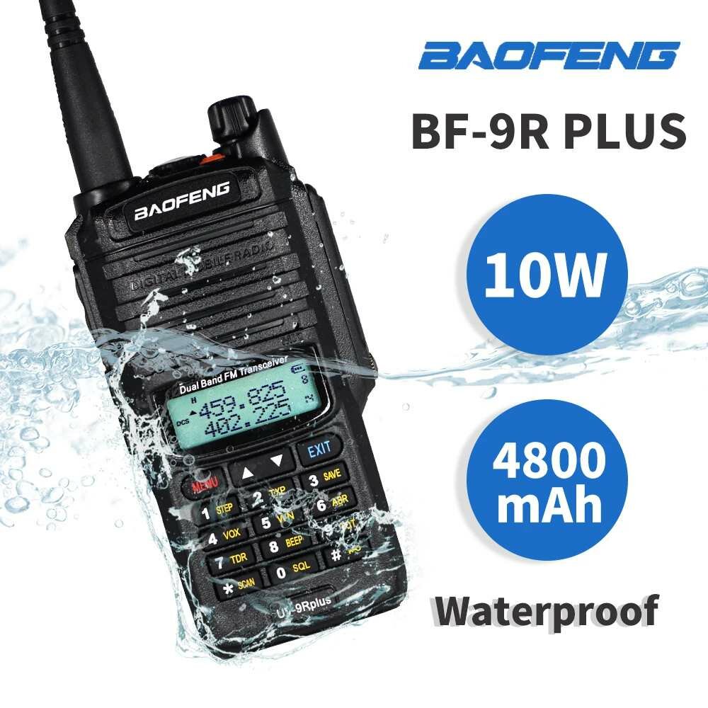 Image of Baofeng UV-9R plus Walkie Talkie UV 9R High Power 10W Waterproof Portable Hunting Ham Radio UV9R 20KM Dual Band HF Trans