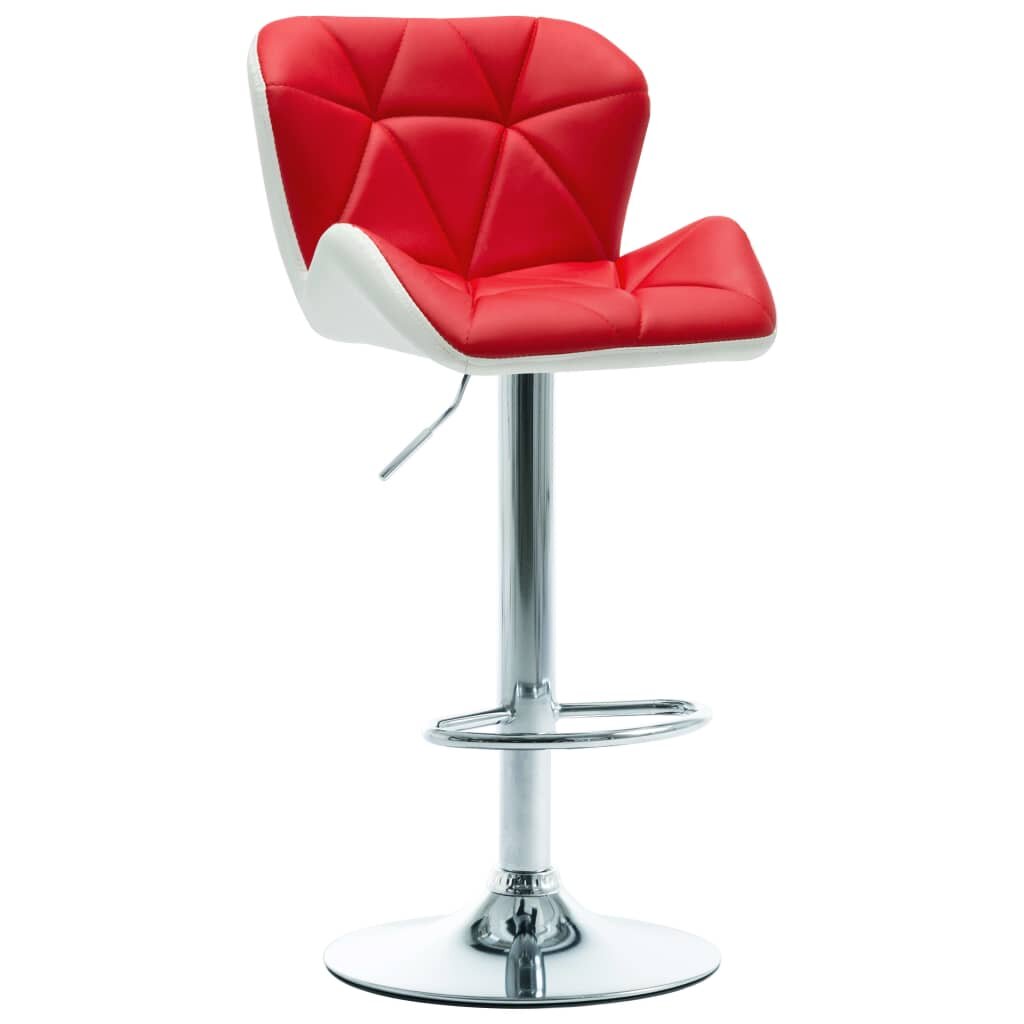 Image of Bar Stool Red Faux Leather
