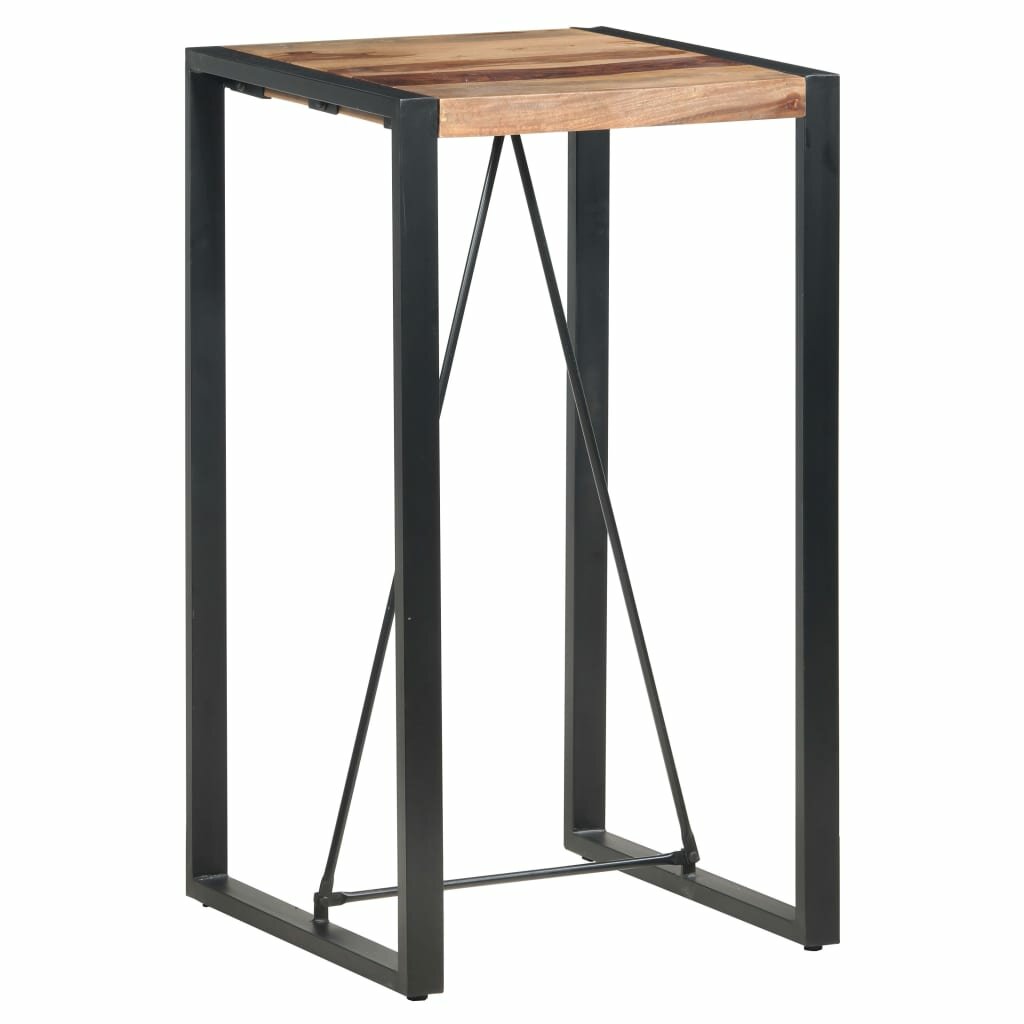 Image of Bar Table 236"x236"x433" Solid Sheesham Wood