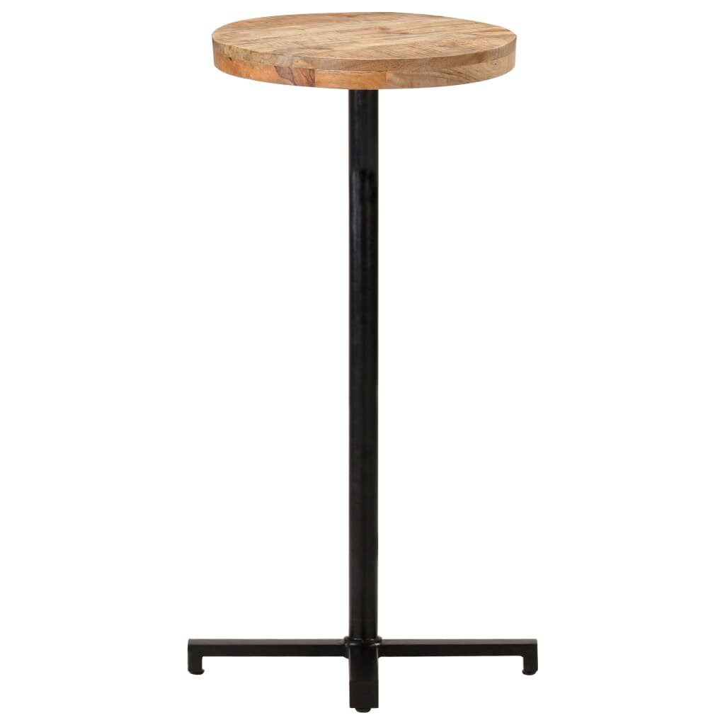 Image of Bar Table Round Ø197"x433" Rough Mango Wood