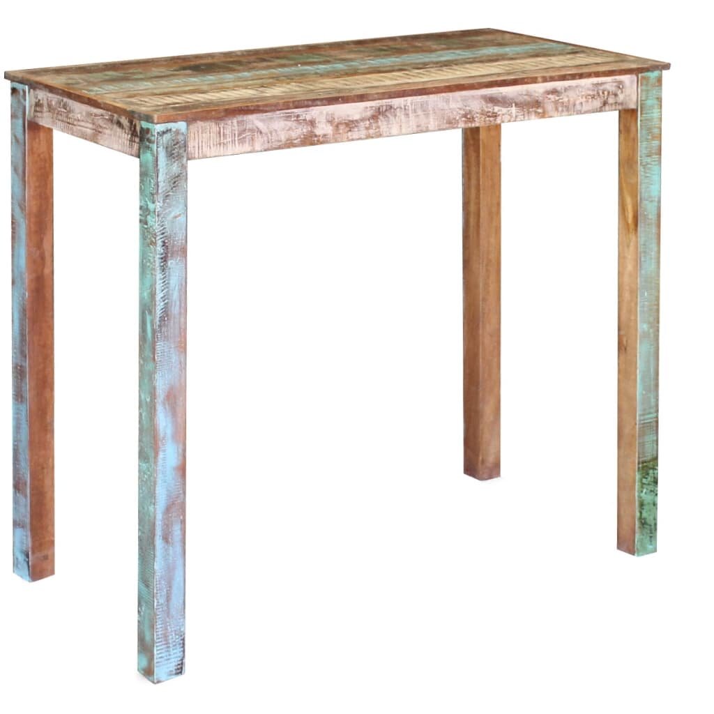 Image of Bar Table Solid Reclaimed Wood 453"x236"x42"