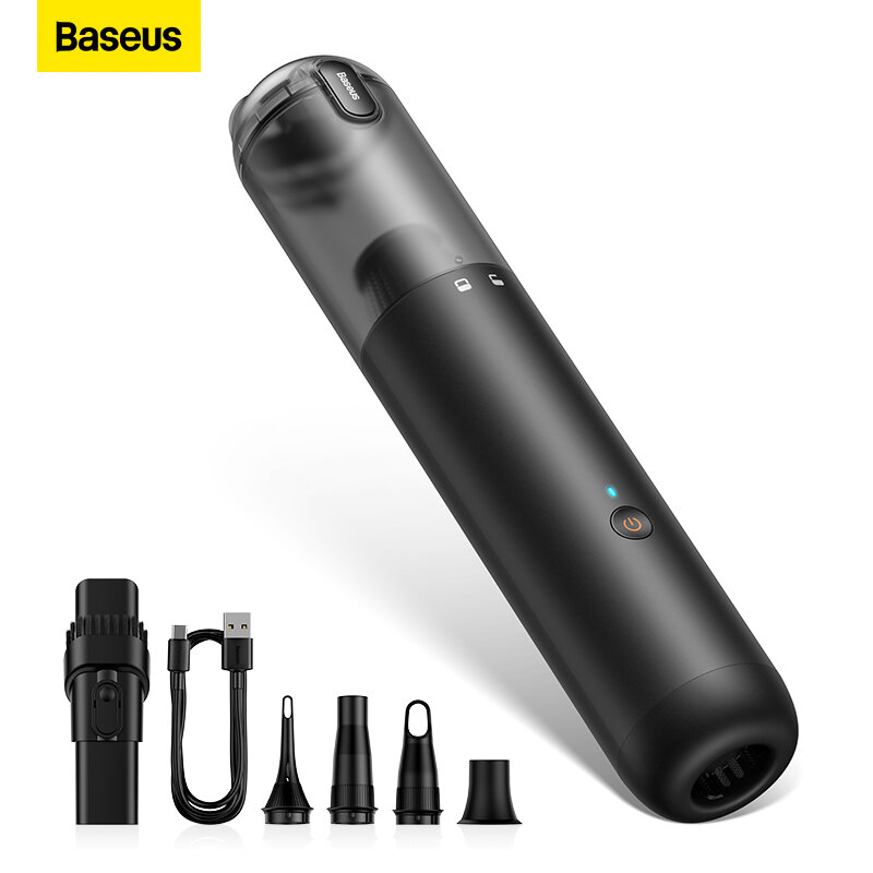 Image of Baseus 4 in1 12000Pa Car Vacuum Cleaner Air Pump Cordless Vacuum Cleaner Mini Portable Vacuum Cleaner For Household