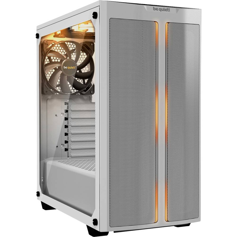 Image of BeQuiet PURE BASE 500DX Midi tower PC casing White 3 built-in fans Built-in lighting Window Dust filter