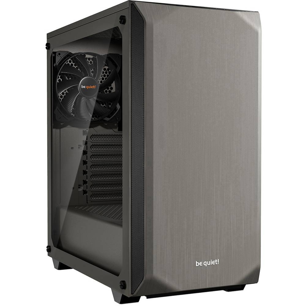 Image of BeQuiet Pure Base 500 Windows Midi tower PC casing Game console casing Metallic Grey 2 built-in fans Window Dust
