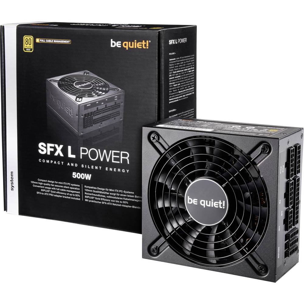 Image of BeQuiet SFX-L Power PC power supply unit 500 W SFX 80Â PLUS Gold