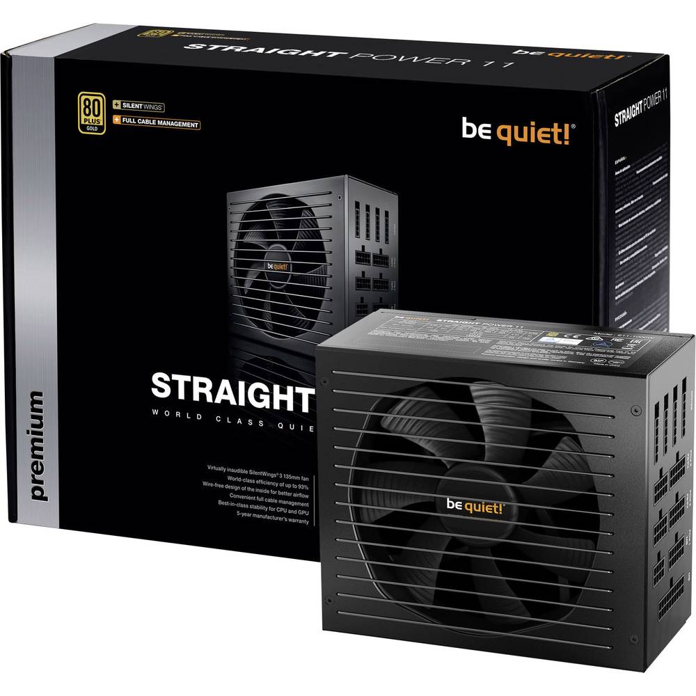 Image of BeQuiet Straight Power 11 PC power supply unit 850 W ATX 80Â PLUS Gold