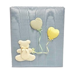 Image of Bear & Balloons Personalized Baby Memory Book