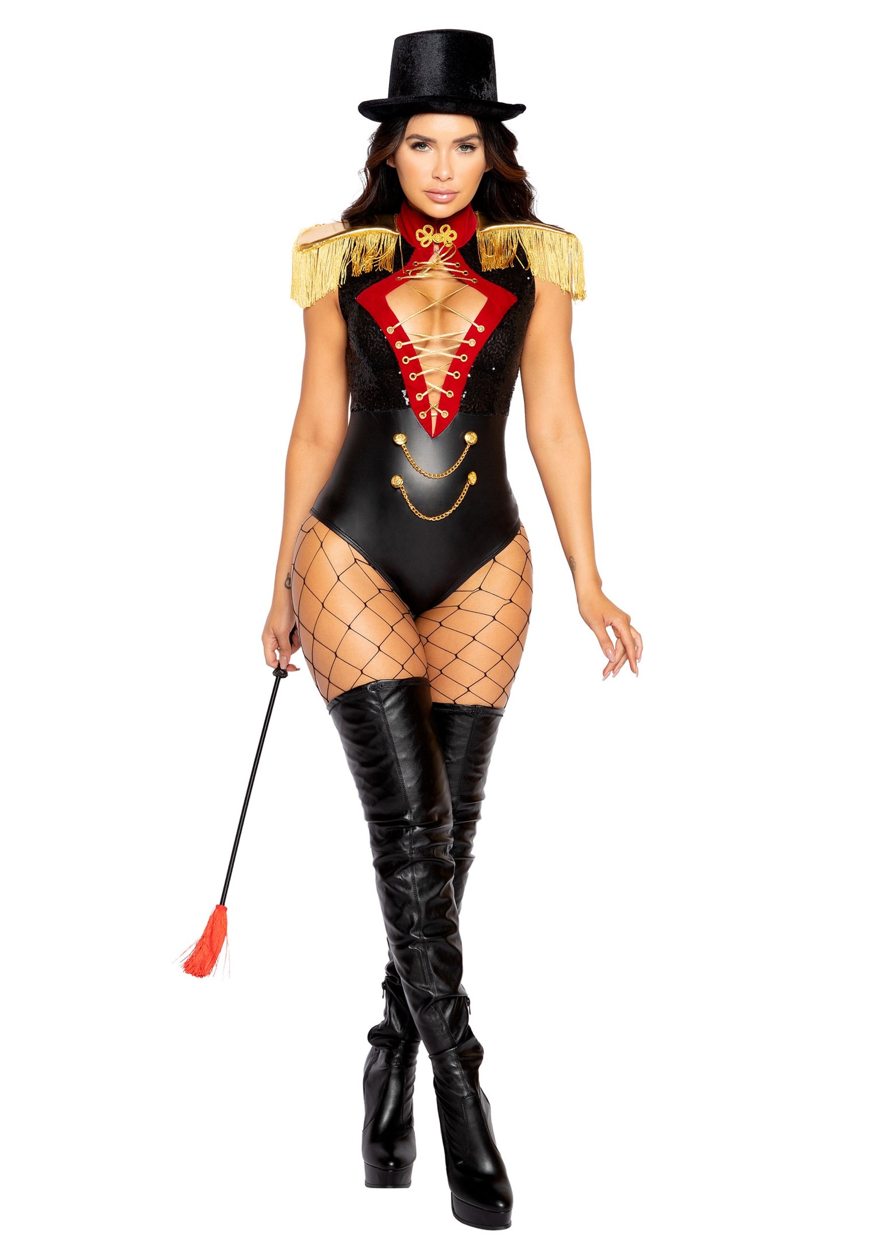 Image of Beauty Ringmaster Costume for Women | Ringmaster Costumes ID RO4976-XS