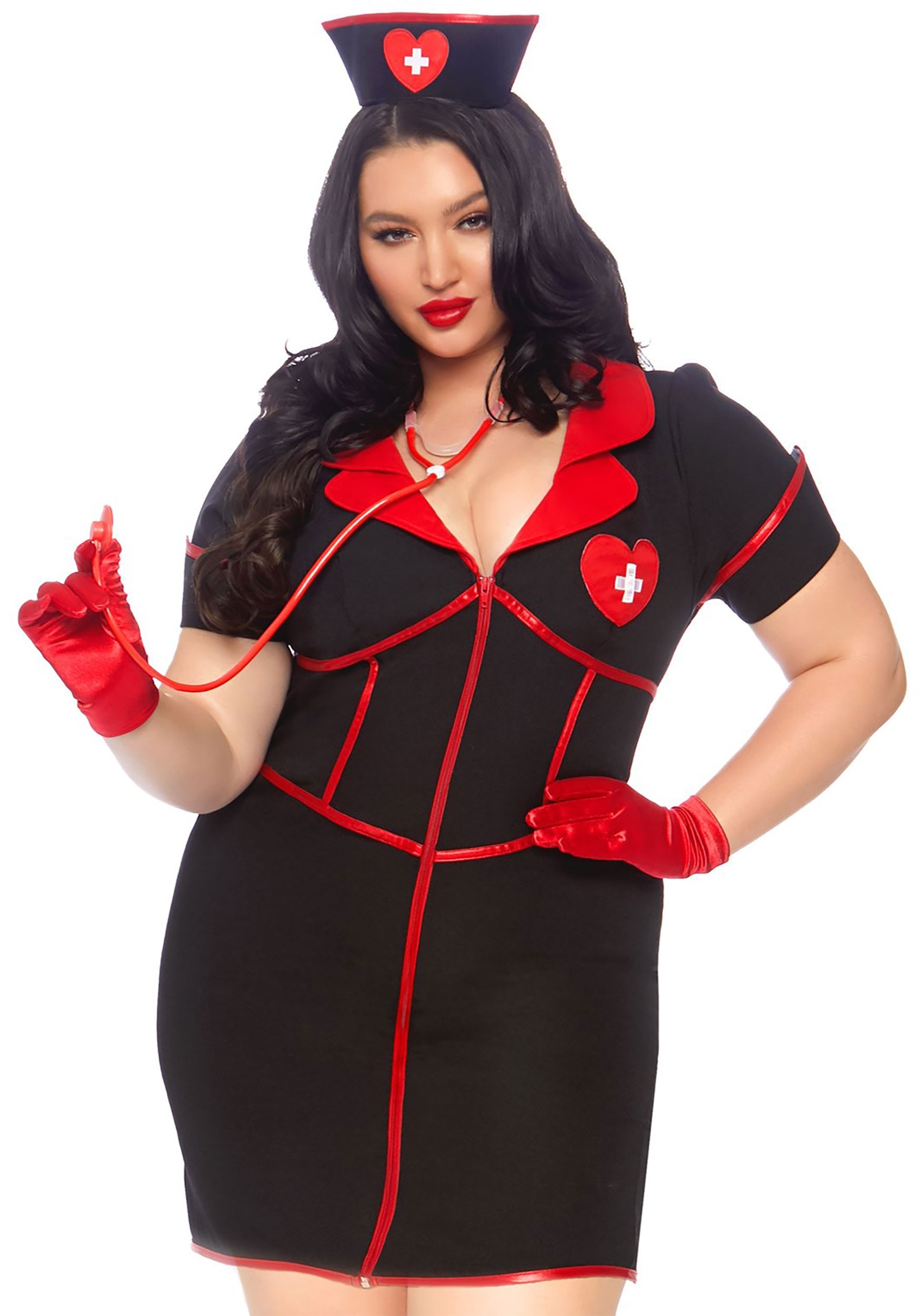 Image of Bedside Babe Adult's Plus Size Costume ID LE86857X-1X/2X